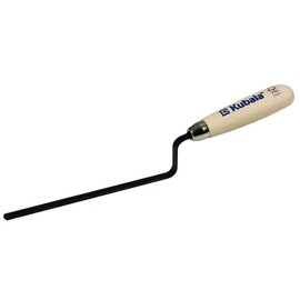 Finger Pointing Trowel 8 mm (0.3inch) Spring Carbon Steel Tuck with Wooden Handle (K1121)