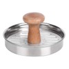 Fdit - Juego de 2 moldes antiadherentes para hamburguesas de