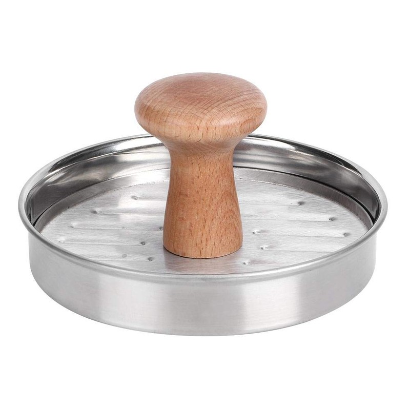 Fdit - Juego de 2 moldes antiadherentes para hamburguesas de