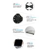 RitaProshop® Foldable Laptop Cooling Fan Black Laptop Cooler Lightweight Cooling