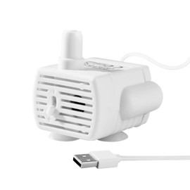 AZZXZQYU Cat Water Fountain Replacement Pump,Ultra Quiet Dog Water Dispenser Pump, for 67oz/2L Cat Fountain Stainless Steel Automatic Pet Fountain