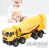 1:50 Concrete Mixer Truck Model Simulation Alloy Engineering Transport Vehicle