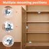 15 pcs Double Roller Catches for Cupboards, Cupboard Door Catches