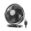 Gaiatop USB Desk Fan, 3 Speeds Powerful Portable Fan, 5.5