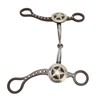 Horse Mouth Bit Hand Carved Antique Bronze Rustproof Stainless Steel
