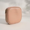 Benfan Leather Cosmetic Bag, Pink, Small