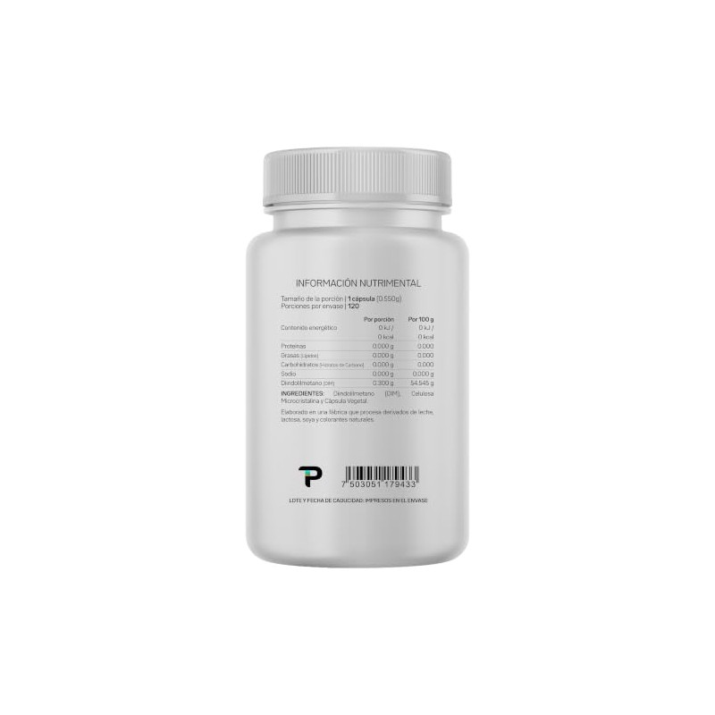 Primetech Nutrition DIM 300 120 Cápsulas 300 mg Diindolilmetano