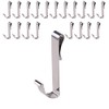 20 Pack J Shaped Hook Stainless Steel Hanger Clip-on Hook,Hanging