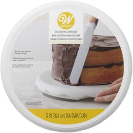 Wilton Drehteller Basis, Kunststoff, Weiß, 30.48 x 30.48 x 3.3 cm