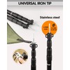 Tarp Poles Heavy Duty Adjustable, AVOFOREST Aviation Aluminum 8.7FT Tent
