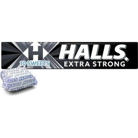 HALLS Halls Extra Strong, Clearing Menthol, Original Flavour, 20 x 33.5g
