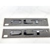 GMC 5PC Gloss Black Door Rear Tailgate Acadia SLT Letter
