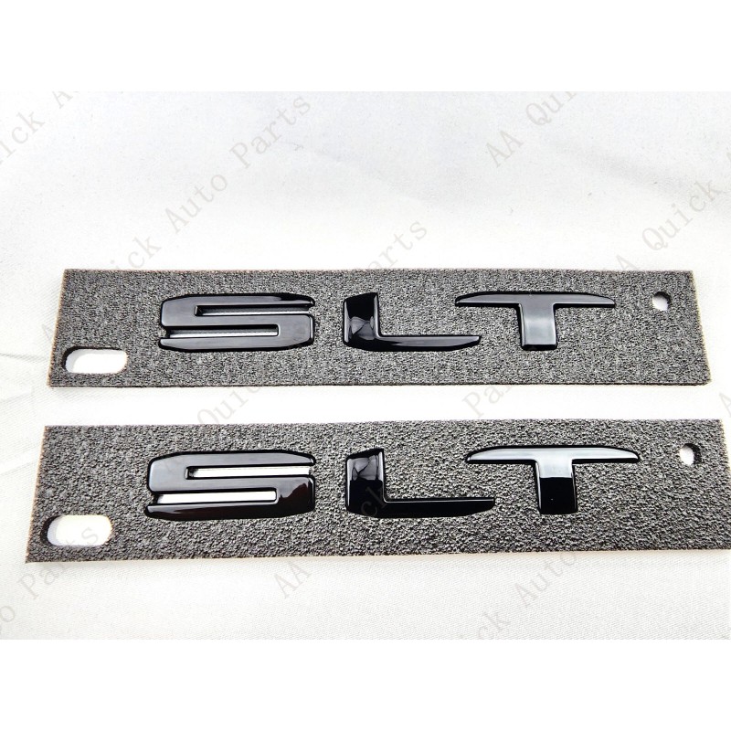 GMC 5PC Gloss Black Door Rear Tailgate Acadia SLT Letter