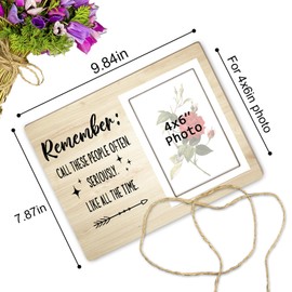 Itsoly Going Away Picture Frame Gift, Coworker Leaving Picture Photo Frame, Moving Out Gift, New Home Gifts, Retirement Gifts, Remember,Call These People Often 12P82