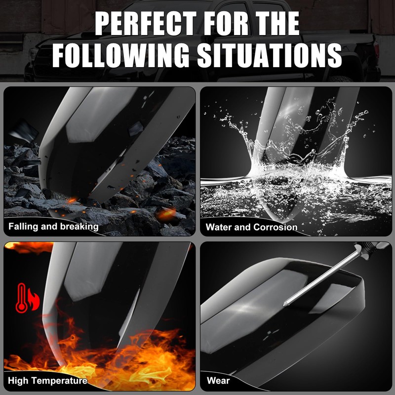 Black Left Driver Side Replacement Mirror Cover Cap Housing for