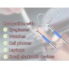 KAPSING Mini Glasses Screwdriver, 2 Pieces 3 in 1 Glasses