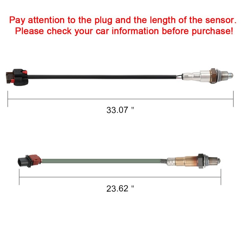JDMON 2PCS O2 Oxygen Sensor Upstream Downstream Replacement for 2015-2020