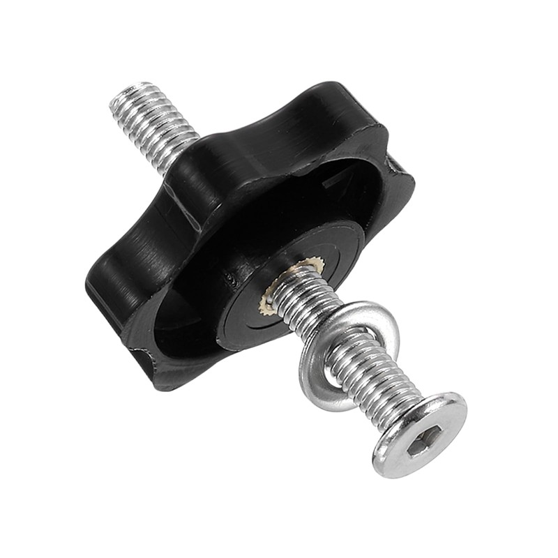 sourcing map 4 Sets Star Knob Kit, M5 Metric Thread