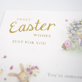 UK Greetings Easter Card - Sweet Easter Wishes Just for You