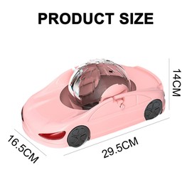 Hamster Running Ball - Hamsters Ball, Small Animal Exercise Wheels, High - Definition Breathable, Small Pet Exercise Ball, Silent Bearings, Smooth Tires, Ultra Durable Running Hamster Toy, Pink