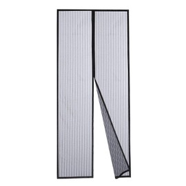 DOOREASY Magnetic Screen Door, Heavy Magnets, Loop Fully Sewn Top-to-Bottom Seal Screen Door Curtain,Quick Close No Slightest Gap(Fits Doors Up to 37"x82")