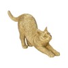 Uvia Metal Pet Stretch Cat Gold 3.3 x 0.8 x