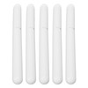 5Pcs Lip Brush Round Head Comfortable Artificial Fibre Makeup Tool