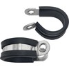 Lumonic 10 x 19 mm pipe clamps with rubber insert,