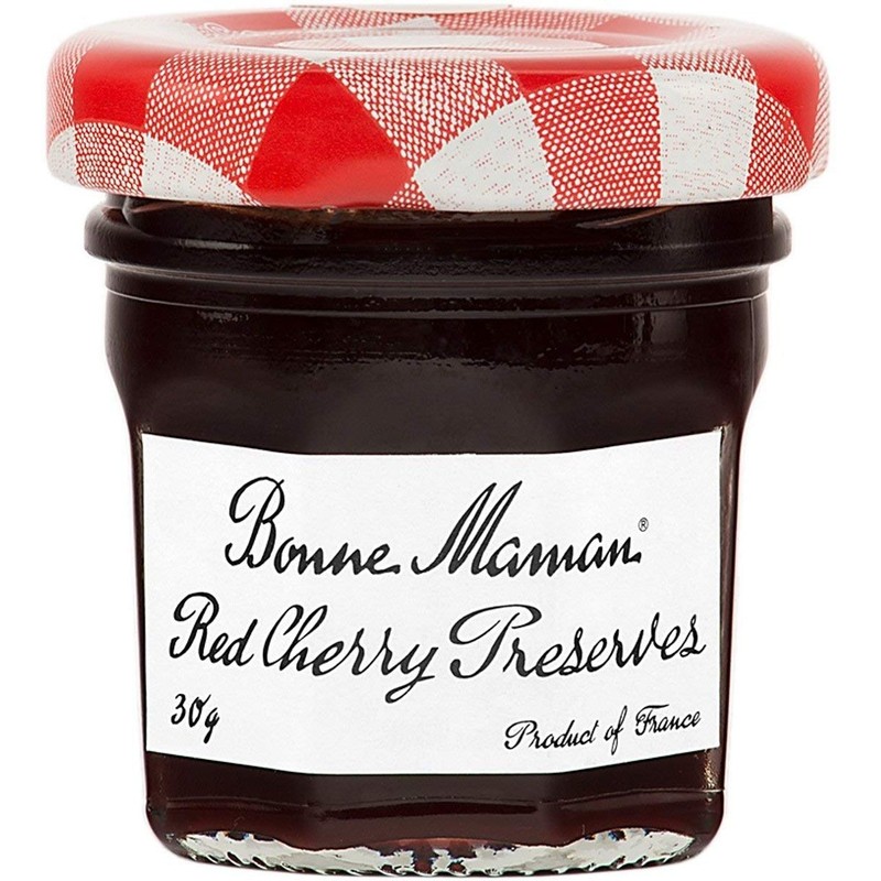 Bonne Maman Cherry Jam, 1.1 oz (30 g) x 3