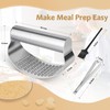 Wantli Garlic press, garlic rocker made of stainless steel, garlic