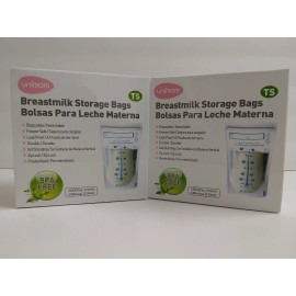 Unimom 2 Boxes Unimom Breastmilk Storage Bags 7oz 120 BPA Free bags
