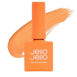 Jello Jello Premium Gel Polish, JC-41 Orange Tweedy, 10ml, 1 piece / 젤로젤로 프리미엄 젤 폴리쉬, JC-41 오렌지트위디, 10ml, 1개