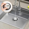 Huntonry 2PCS Kitchen Sink Stopper and Kitchen Sink Drain Strainer,