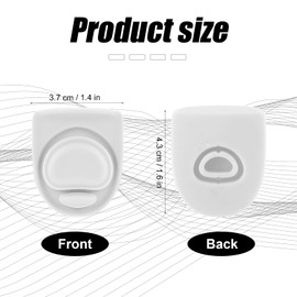 4pcs Replacement Stopper Compatible with Owala FreeSip 24oz 32oz, Water Bottle Top Lid Gasket for Owala 19/24/32/40oz Seal Bottle Cap Mouth Stopper Part Silicone Plug Accessories BPA-Free (White)