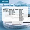 LinkDocs TN450 DR420 Toner Cartridge & Drum Unit Replacements for
