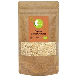 Organic Garlic Granules - Certified Organic - by Busy Beans Organic (500g)
