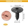 Self Tapping Screws Metal, 60pcs M5 x 16mm Torx Self