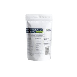 HEBBE - Ricinoleato de Zinc 250g | No Obstruye Poros | No Inhibe Transpiración | Ideal para Pieles Sensibles | Contenido de 250g