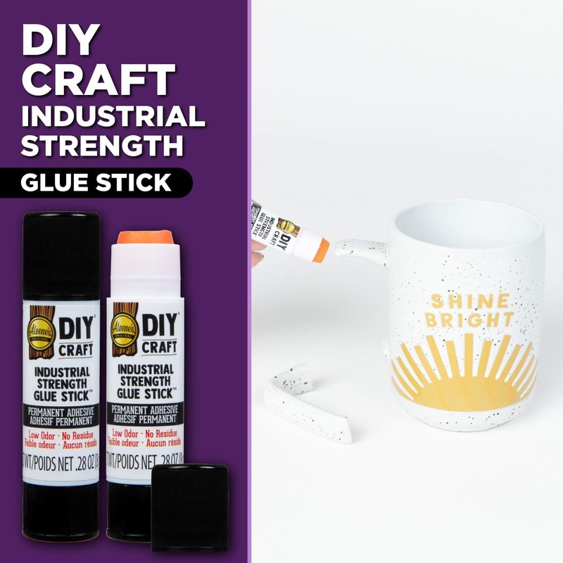 Aleene's DIY Craft Industrial-Strength Glue Sticks, Permanent Bond for Easy