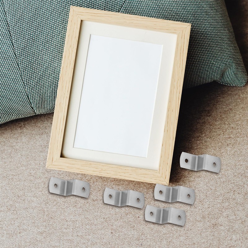 100 Stück Z-Typ-Haken, Bilder-Aufhängesystem, robuste Metallaufhänger, Bilderrahmen, Schreibtisch-Clips, Z-Clips für