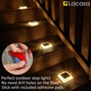 Lacasa Solar Deck Lights, 4 Pack 30LM LED Dock Light