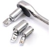 Bestgle 3pcs 1/4" 3/8" 1/2" Universal Joint Impact Socket Wrench