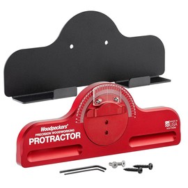 Woodpeckers Woodworking Protractor Head, Inch, Turns Woodpeckers Woodworking Rules Into Adjustable T-Square