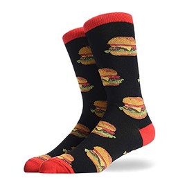 Pingyongchang Hamburger Tacos Socks for Man and Woman Funny Novelty Socks Thanksgiving Christmas Gift- hamburger
