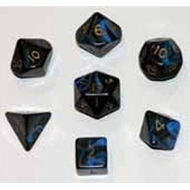 Pegasus Spiele 23620506 - Würfel, Oblivion: Blau, 36er-Set in Acrylbox