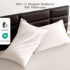 THXSILK 100% Silk Pillowcase for Hair and Skin, Both Sides
