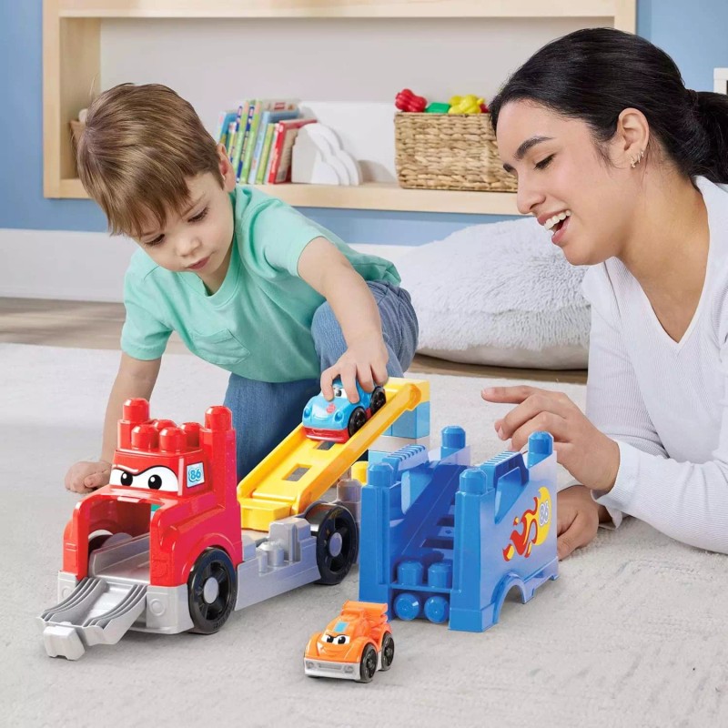 MEGA BLOKS Build & Race Rig Building Blocks Toy Set