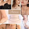 Jstyle 5 Piece Adjuster Chain Necklace Extension Chain Part Necklace