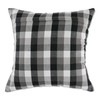 DII Throw Pillow Cover Collection Decorative Square, 18x18, Gray Tri-Color,