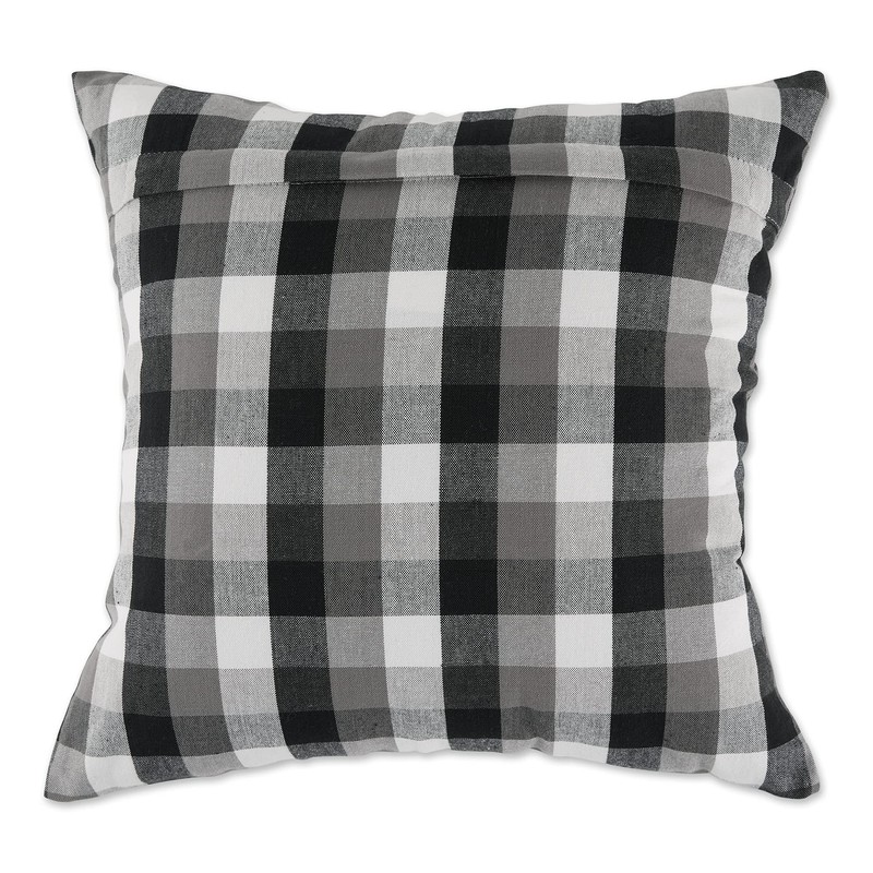 DII Throw Pillow Cover Collection Decorative Square, 18x18, Gray Tri-Color,